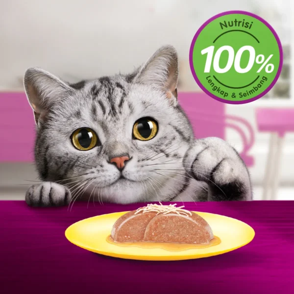 Whiskas Pouch Adult (80gr) - Chicken Loaf - Image 2