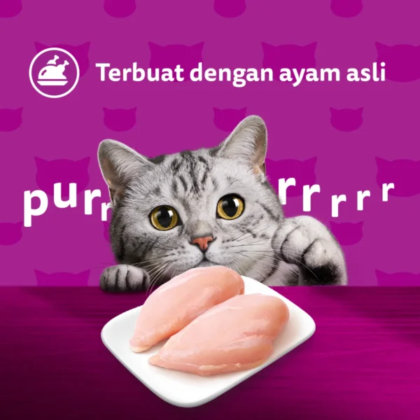 Whiskas Pouch Adult (80gr) - Chicken Loaf - Image 4