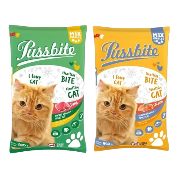 Pussbite Makanan Kucing 800gr