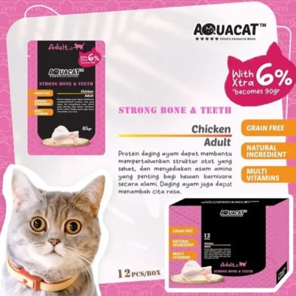 Aquacat Wet Food Pouch untuk Kucing - Image 5