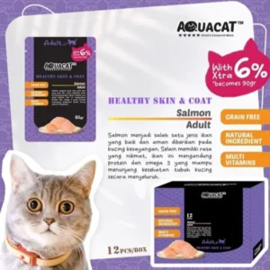 Aquacat Pouch Adult (90gr) - Salmon