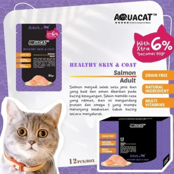 Aquacat Wet Food Pouch untuk Kucing - Image 2