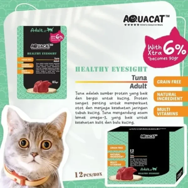 Aquacat Wet Food Pouch untuk Kucing - Image 4