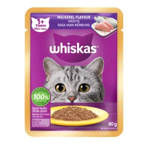 Whiskas Pouch Adult (80gr) - Mackerel