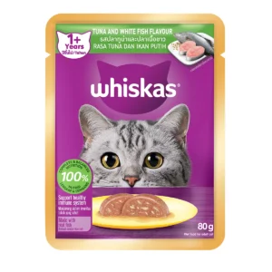 Whiskas Pouch Adult (80gr) - Tuna White Fish
