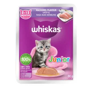 Whiskas Pouch Junior (80gr) - Mackerel