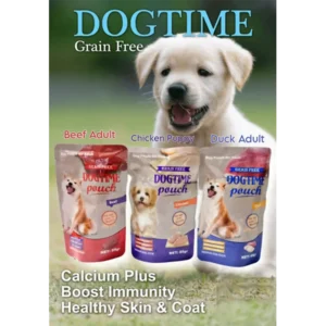 Dog Time Makanan Anjing Wet Food Pouch 85gr