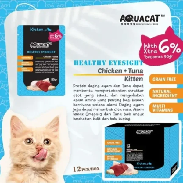 Aquacat Wet Food Pouch untuk Kucing - Image 6