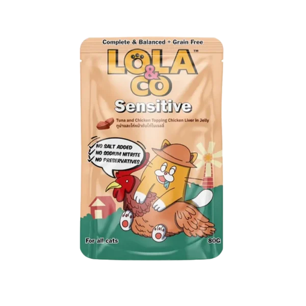 Lola & Co Wet Food Pouch 80gr untuk Kucing - Image 11