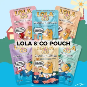 Lola & Co Wet Food Pouch 80gr untuk Kucing