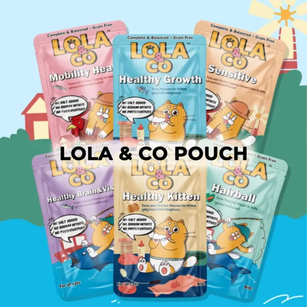 Lola & Co Wet Food Pouch 80gr untuk Kucing