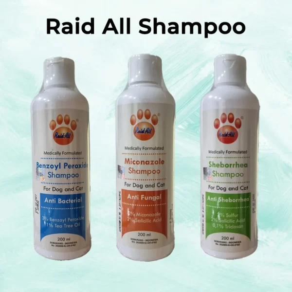 Shampoo Raid All untuk Masalah Rambut Hewan