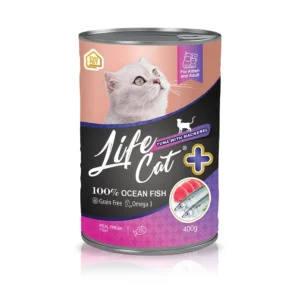 Life Cat Plus Kaleng (400gr) - Tuna & Mackarel