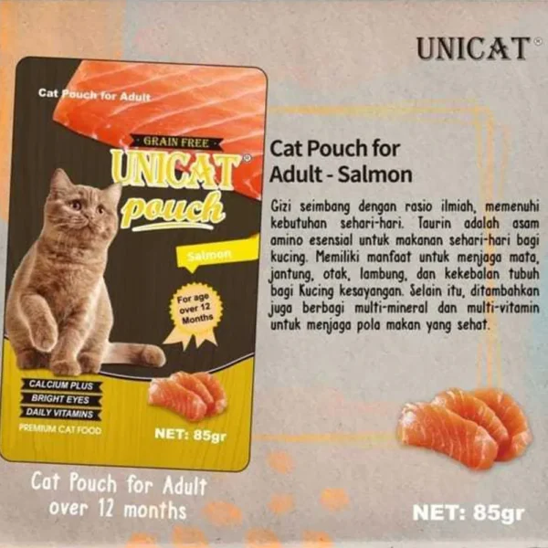 Unicat Wet Food Pouch 85gr untuk Kucing - Image 5