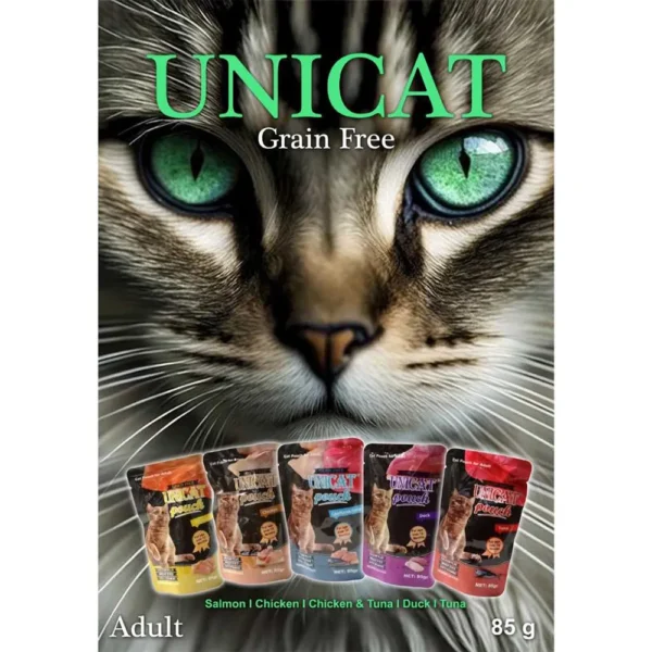 Unicat Wet Food Pouch 85gr untuk Kucing