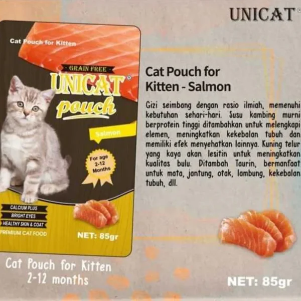 Unicat Wet Food Pouch 85gr untuk Kucing - Image 9