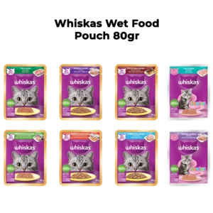 Whiskas Wet Food Pouch 80gr untuk Kucing