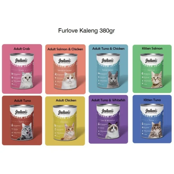 Furlove Kaleng 380gr untuk Kucing