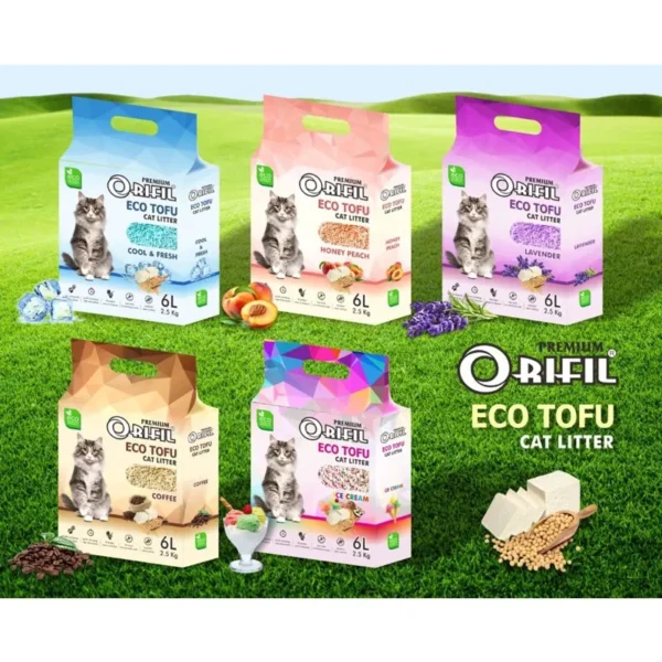 Pasir Tofu Orifil Eco Tofu 6 Liter