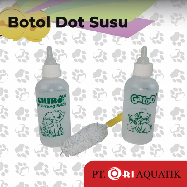 Botol Dot / Dot & Sikat 60mL untuk Susu