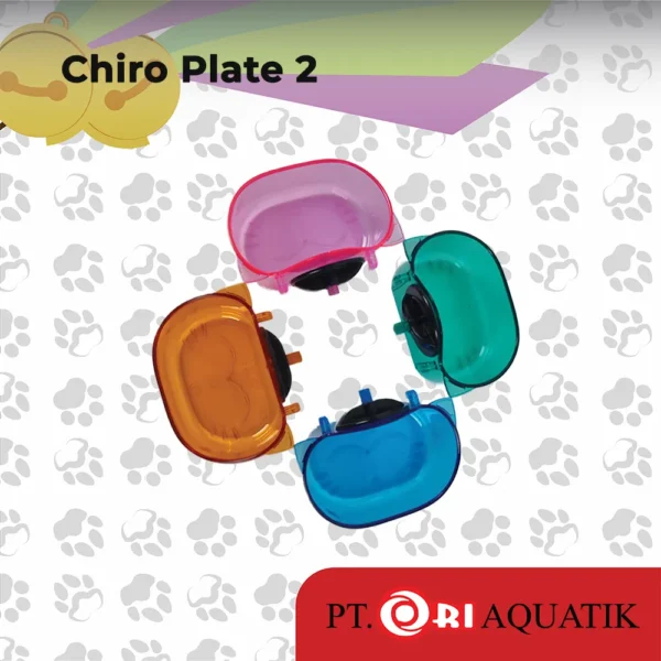 Chiro Plate 2 dengan Motif kepala Kucing