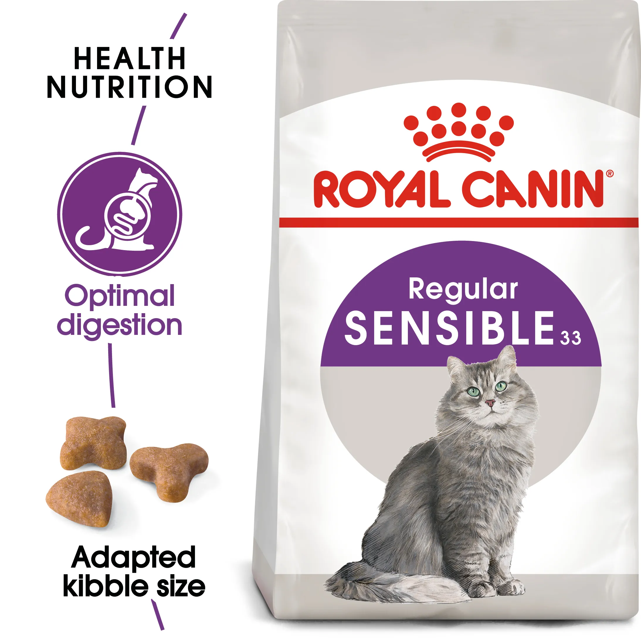 Royal Canin Sensible 33 (0.4kg) Adult Dry Makanan Kucing Dewasa - Feline Health Nutrition - Image 2