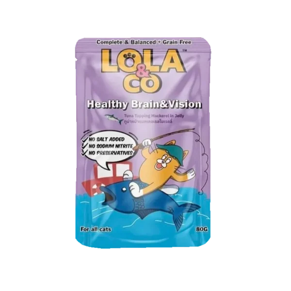 Lola & Co Wet Food Pouch 80gr untuk Kucing - Image 4