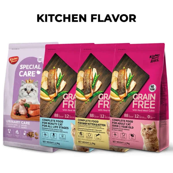 Kitchen Flavor Grain Free untuk Kucing