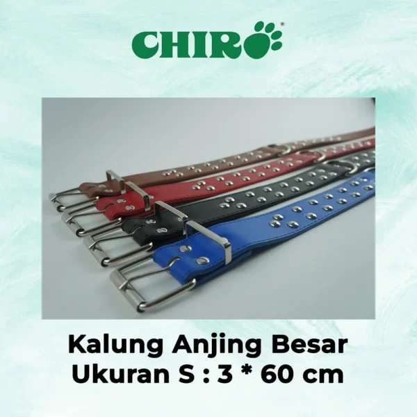 Kalung Kulit Besar untuk Anjing - Image 2