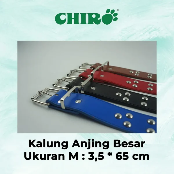 Kalung Kulit Besar untuk Anjing - Image 3