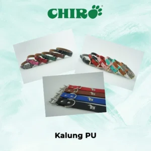 Kalung Kulit Trendy Bermotif untuk Hewan