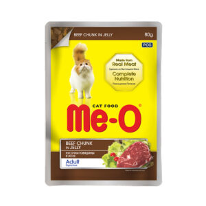 Meo Pouch Wet (80gr) - Adult Beef Chunk
