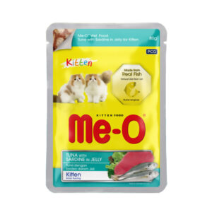 Meo Pouch Wet (80gr) - Kitten Tuna with Sardine
