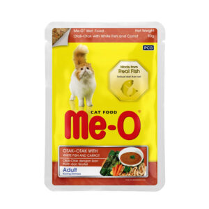 Meo Pouch Wet (80gr) - Adult Otak Otak White Fish with Carrot