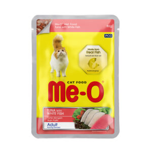 Meo Pouch Wet (80gr) - Adult Tuna with White Fish