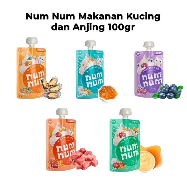 Num Num Liquid Snack untuk Kucing & Anjing