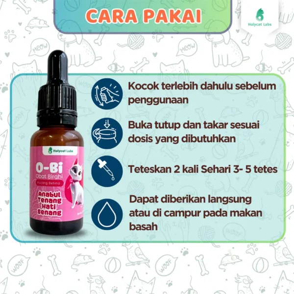 O-Bi Obat Birahi untuk Kucing - Image 2