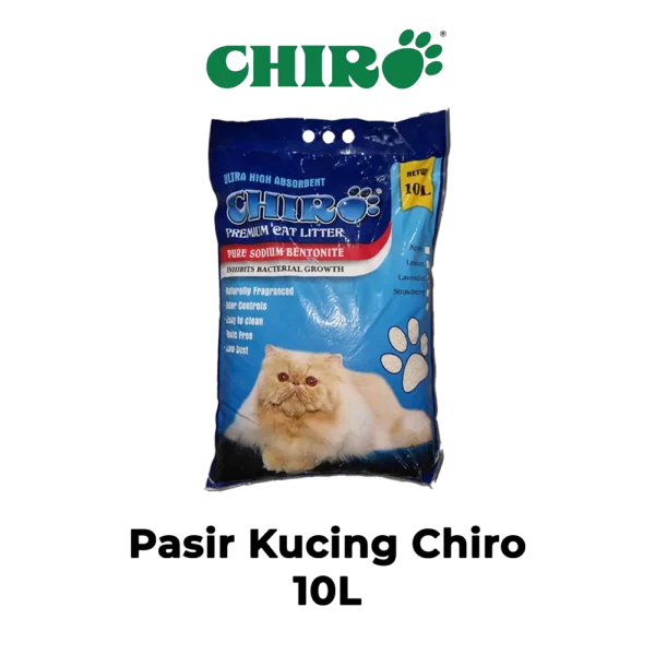 Pasir Bentonite Chiro Litter untuk Kucing - Image 3