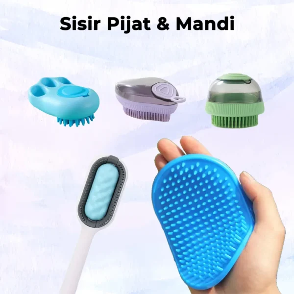 Sisir Pijat dan Mandi Chiro untuk Hewan