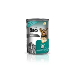 Bio Dog rasa Beef, Wet Food dalam Kaleng 400gr