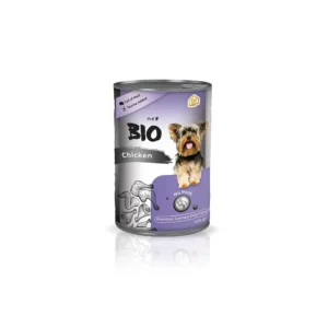 Bio Dog rasa Chicken, Wet Food dalam Kaleng 400gr