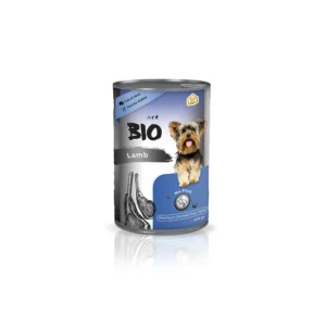 Bio Dog rasa Lamb, Wet Food dalam Kaleng 400gr