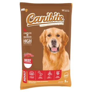 Canibite Beef Flavor Kibble untuk Anjing Dewasa