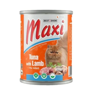 Maxi Cat Kaleng (400gr) - Adult Tuna Lamb