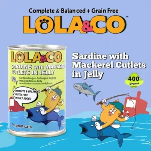 Lola & Co Wet Food Kaleng - Sardine with Mackerel