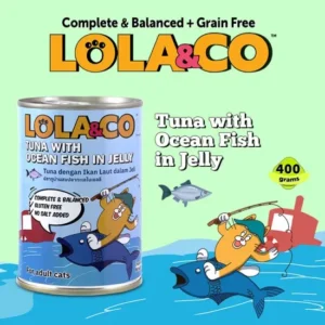 Lola & Co Wet Food Kaleng - Tuna with Ocean Fish