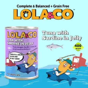 Lola & Co Wet Food Kaleng - Tuna with Sardine