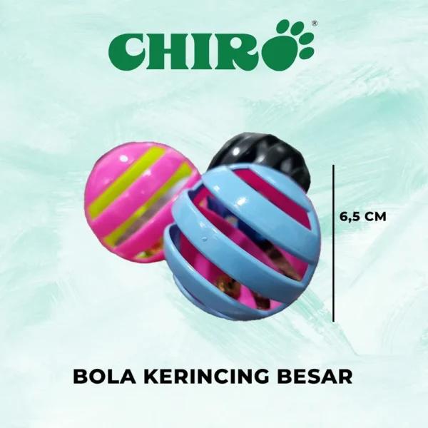 Bola Kerincing Chiro ukuran Kecil dan Besar - Image 3