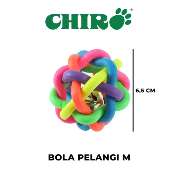 Mainan Bola Pelangi untuk Hewan Peliharaan - Image 3