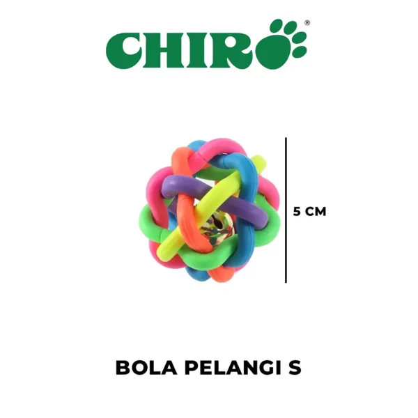 Mainan Bola Pelangi untuk Hewan Peliharaan - Image 2